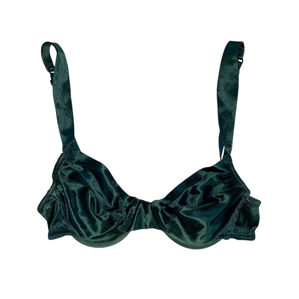 Vintage Gold Tag Victoria's Secret Satin Bra, 34B, Read Description
